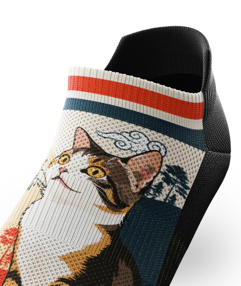 Meow Athletic Athletic Ankle Socks