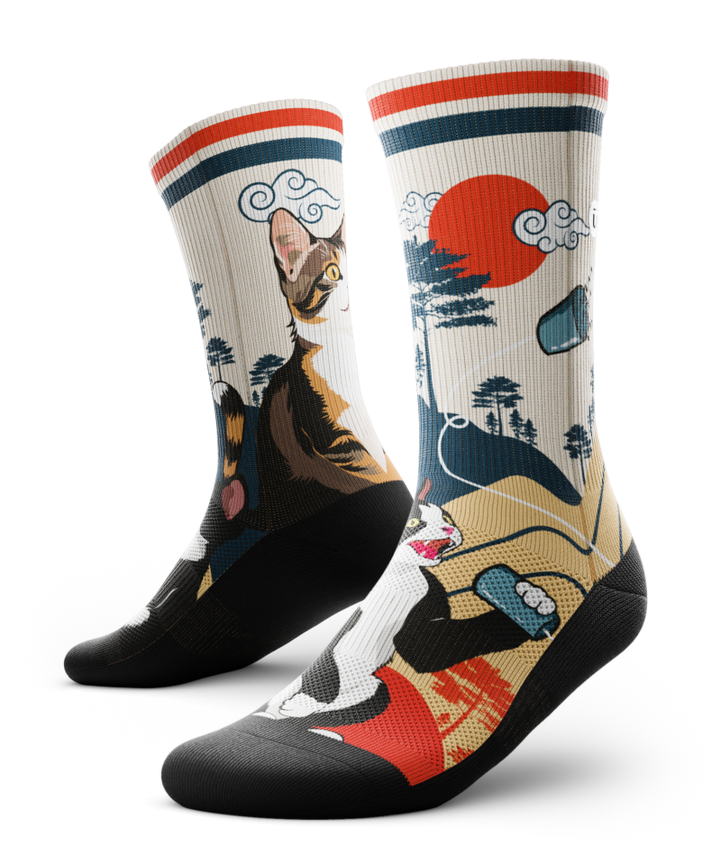 Meow Crew Athletic Socks