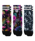 Chaussettes de sport ras du cou Jungle de minuit - Paquet de 3
