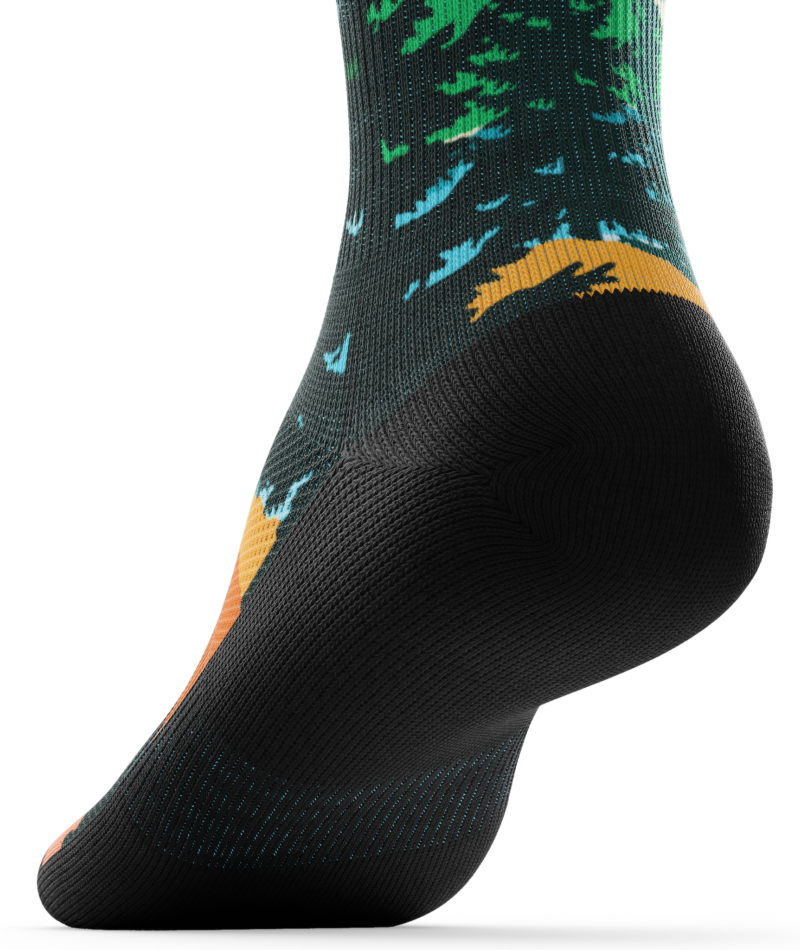 Moraine Lake Athletic Crew Socks