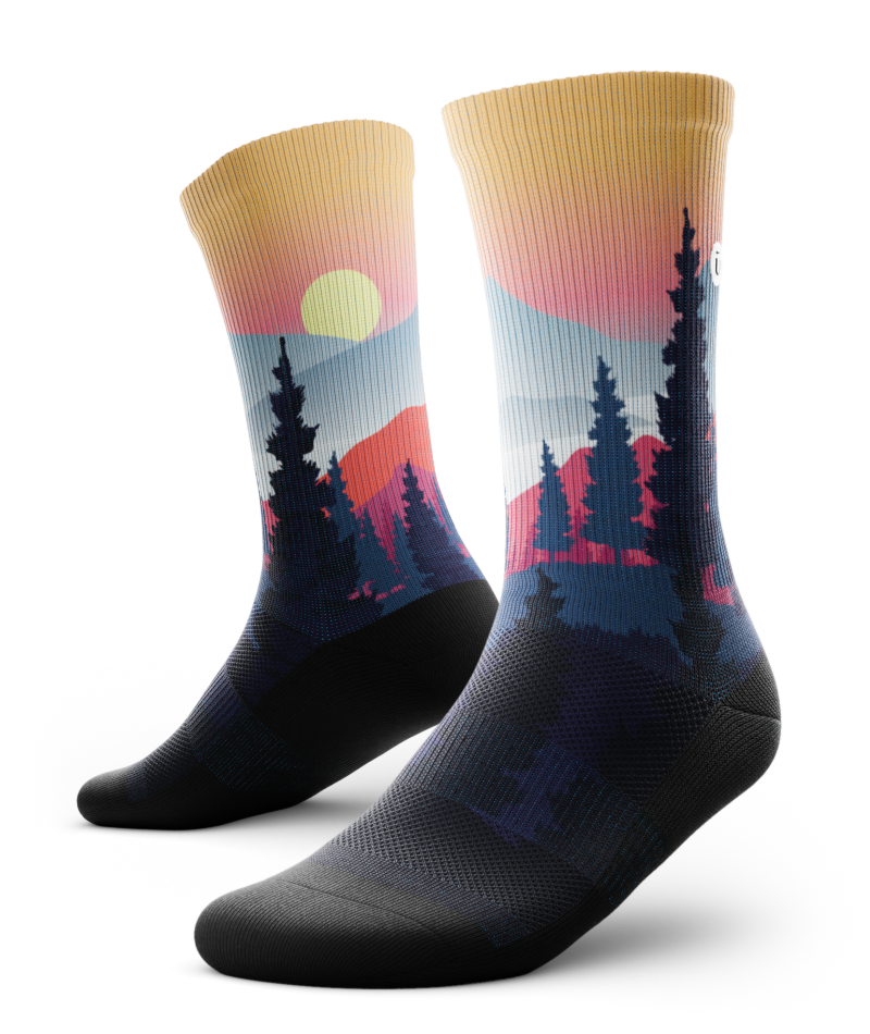 Morning Light Athletic Crew Socks