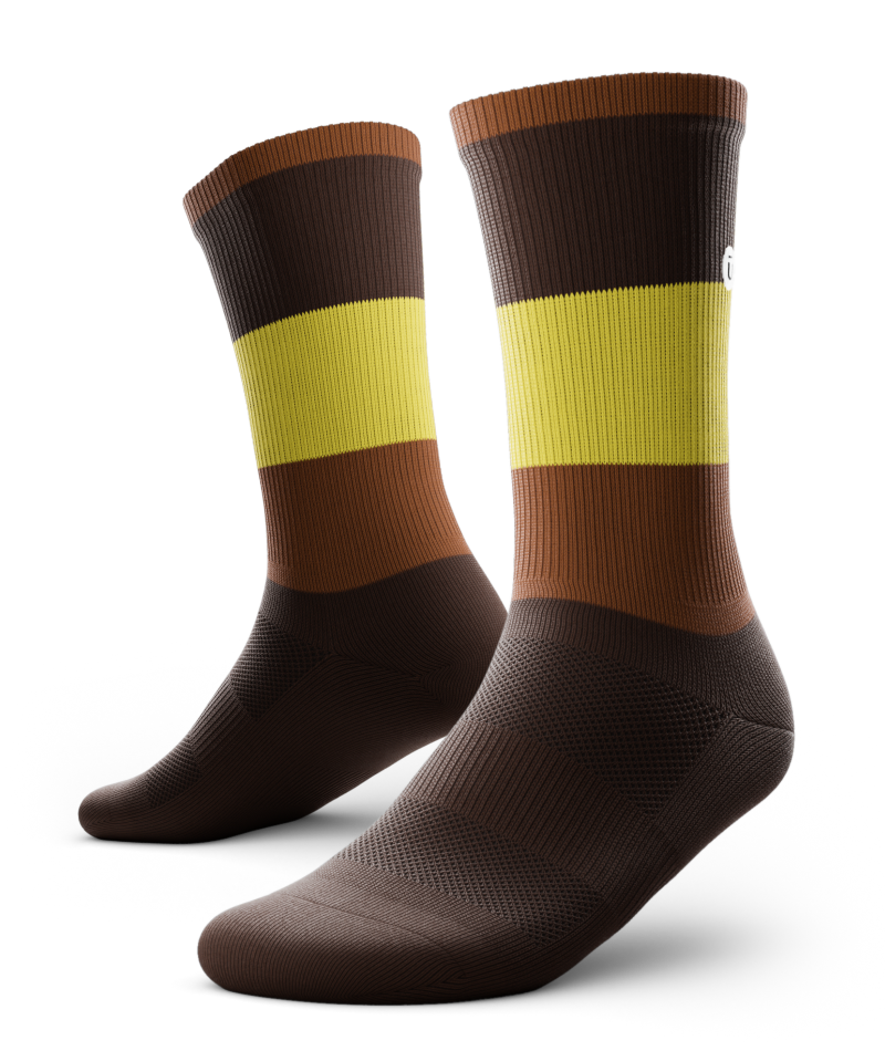 Nanaimo Bar Athletic Crew Socks