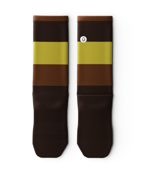 Nanaimo Bar Athletic Crew Socks