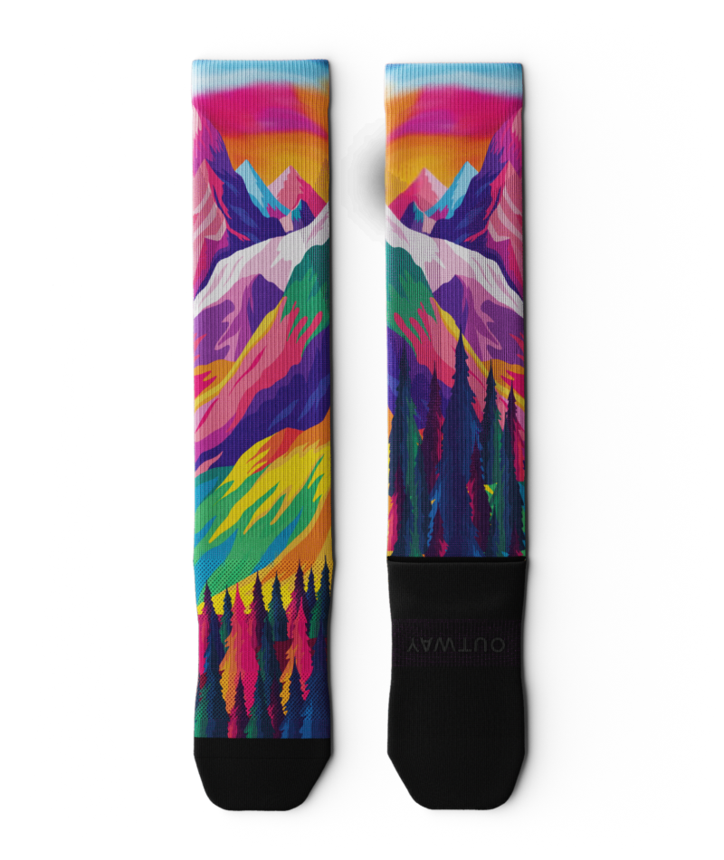 Nature Trip Athletic Knee High Compression Socks