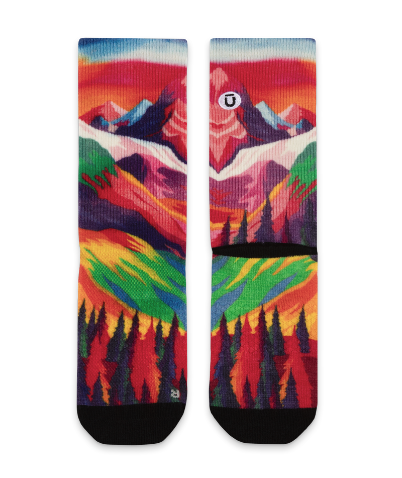Chaussettes mi-mollet légères en laine mérinos Nature Trip