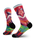 Chaussettes mi-mollet légères en laine mérinos Nature Trip