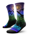 Chaussettes athlétiques d'équipage Night Time Bliss