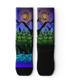 Chaussettes athlétiques d'équipage Night Time Bliss