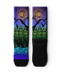 Night Time Bliss Athletic Crew Socks