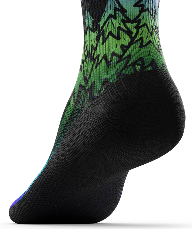 Night Time Bliss Athletic Crew Socks