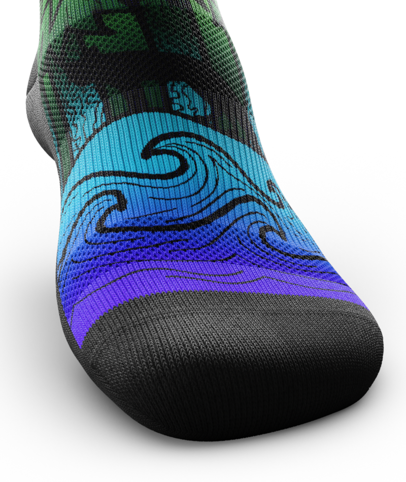 Night Time Bliss Athletic Crew Socks