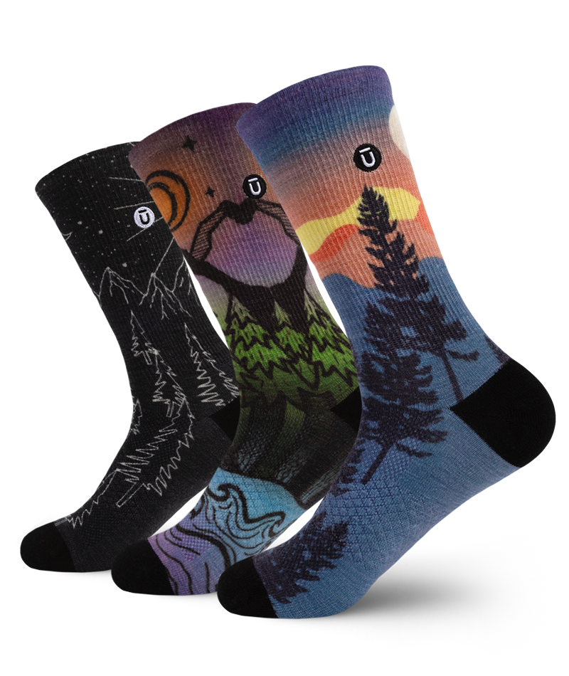 Nightfall Merino Wool Lite Crew Socks 3-Pack