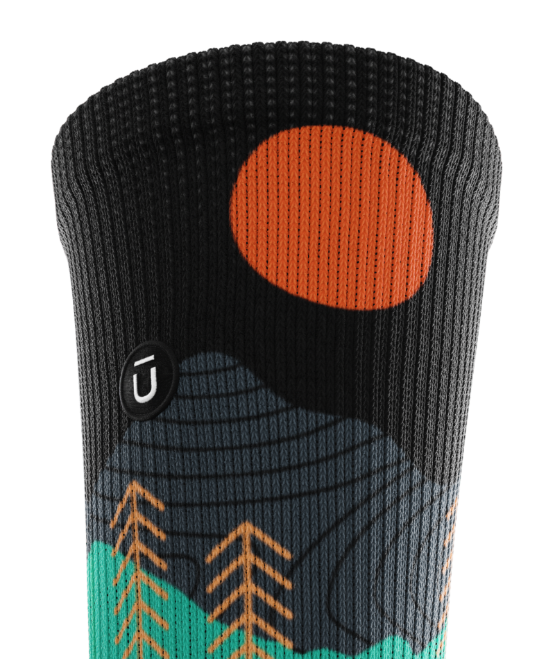 Nightfall Valley Athletic Crew Socks