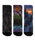 Nightfall Merino Wool Lite Crew Socks 3-Pack