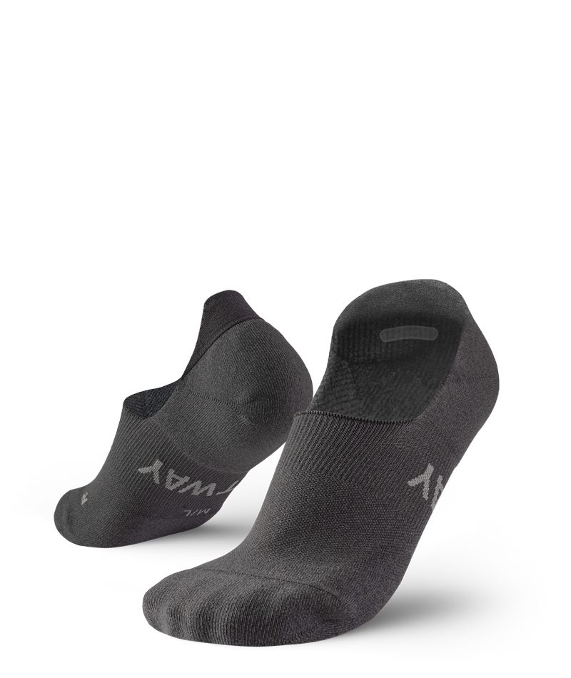 Flagship No Show Black Outway Performance Socks OUTWAY