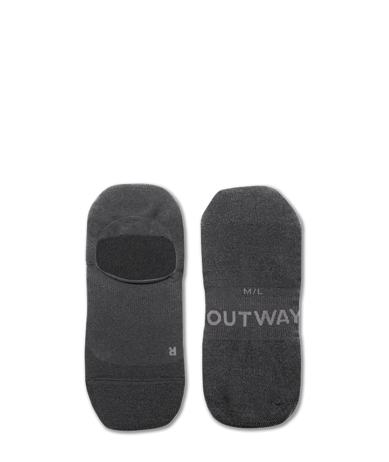 Flagship Grey No Show Socks
