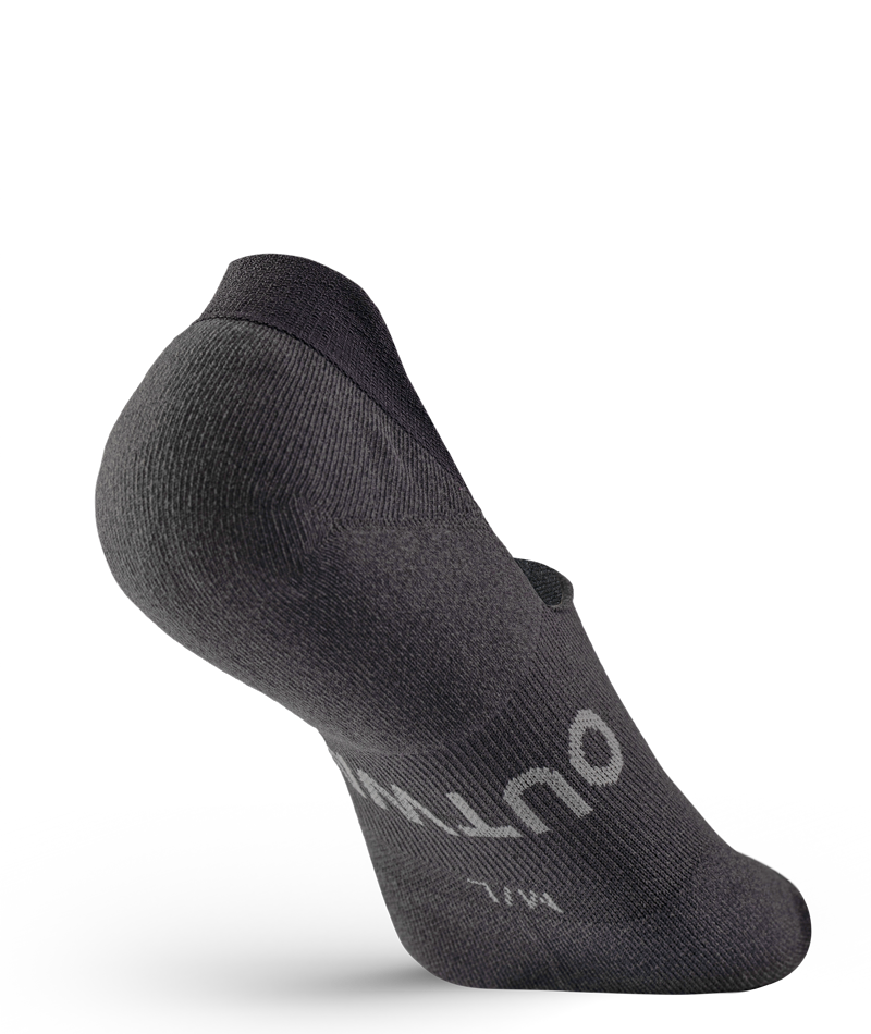 Flagship Grey No Show Socks 3-Pack
