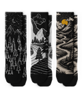 Nocturne Athletic Crew Socks 3-Pack