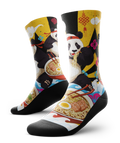 Noodle Ninja Athletic Crew Socks