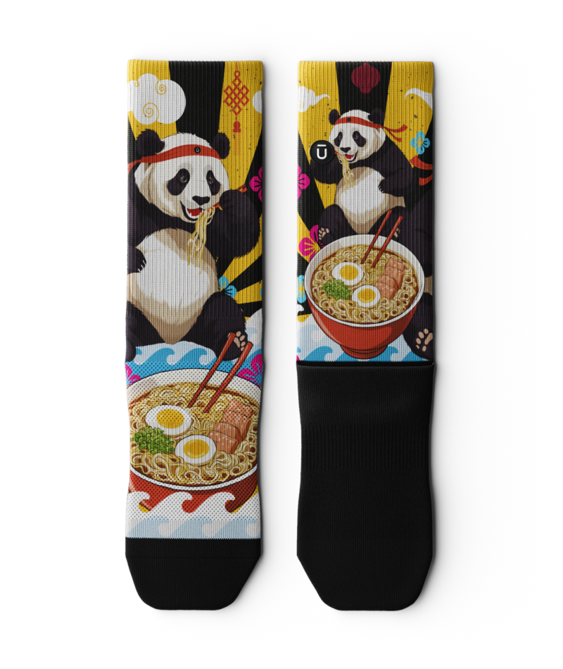 Noodle Ninja Athletic Crew Socks