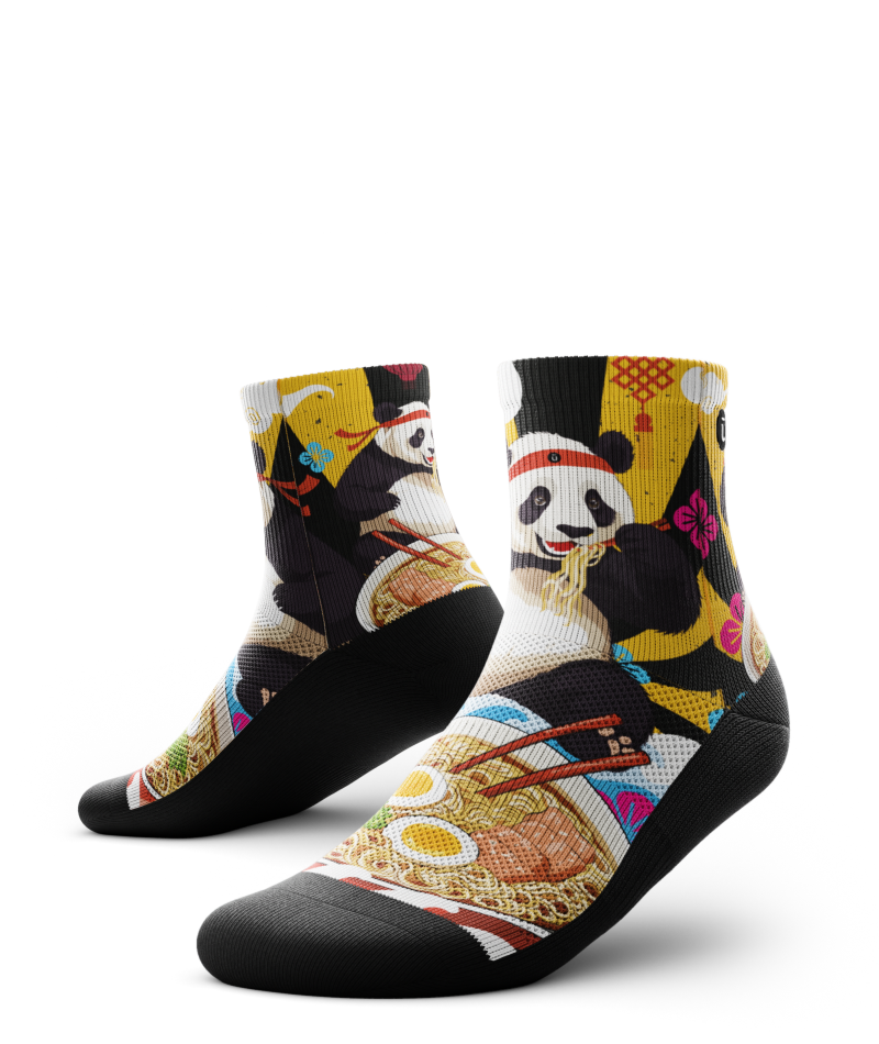 Noodle Ninja Quarter Socks