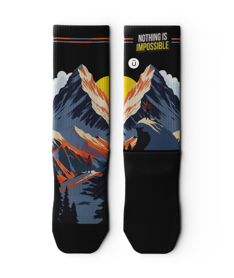 Nothing Is Impossible Crew Socks