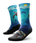 Oceanic Sanctuary Athletic Crew Socks