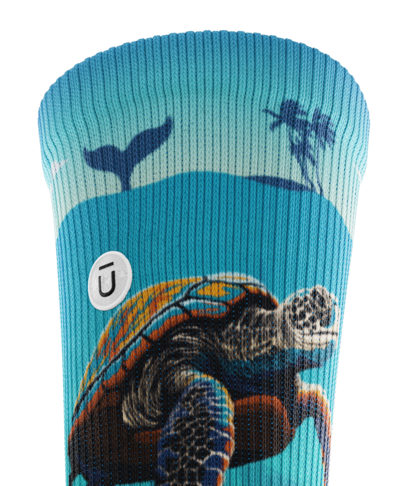 Oceanic Sanctuary Athletic Crew Socks