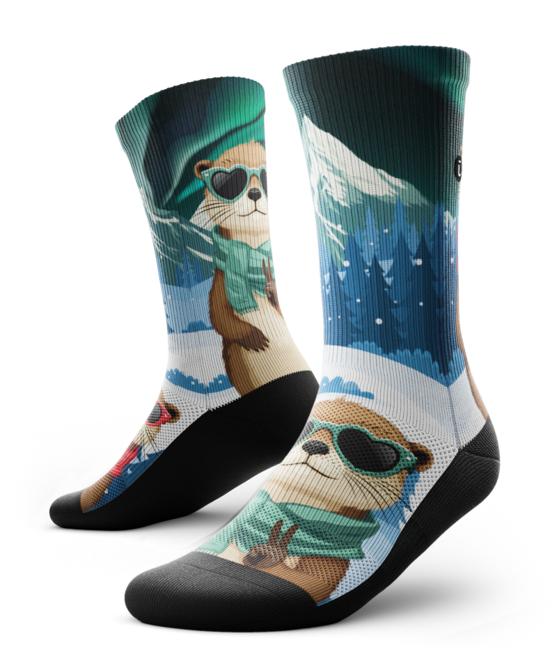Otterly in Love Athletic Crew Socks