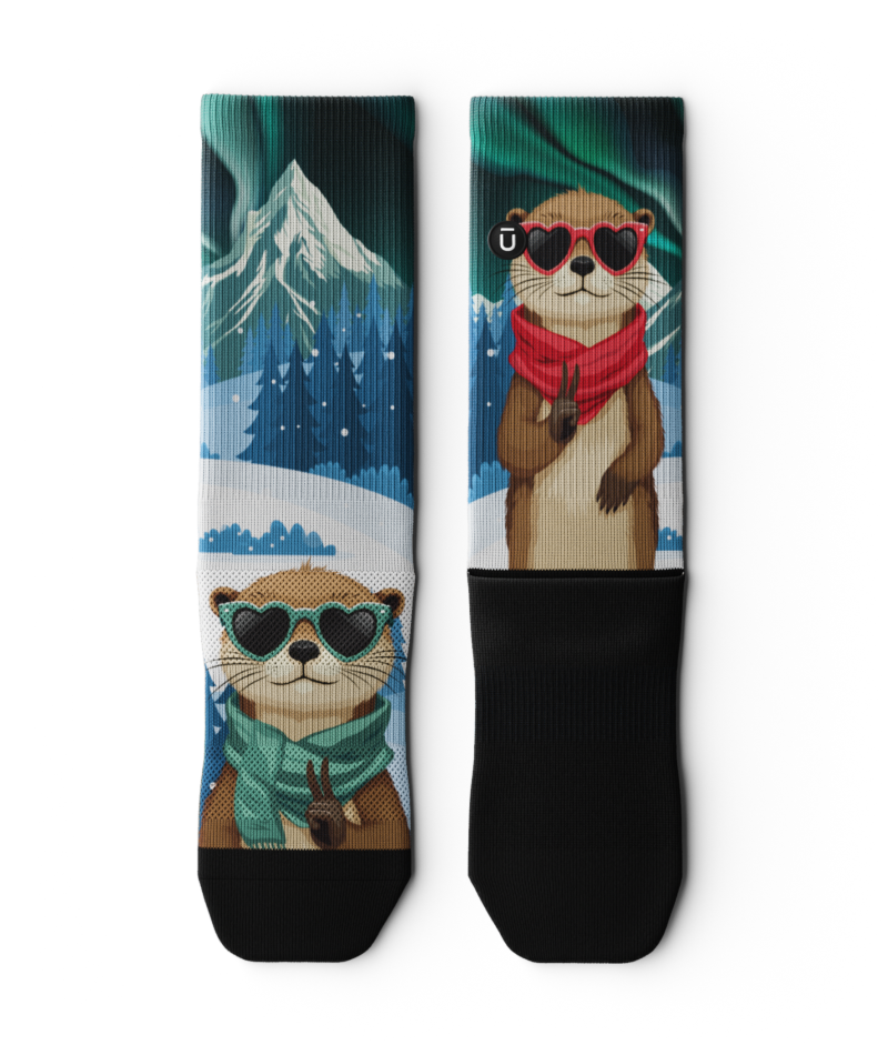 Otterly in Love Athletic Crew Socks