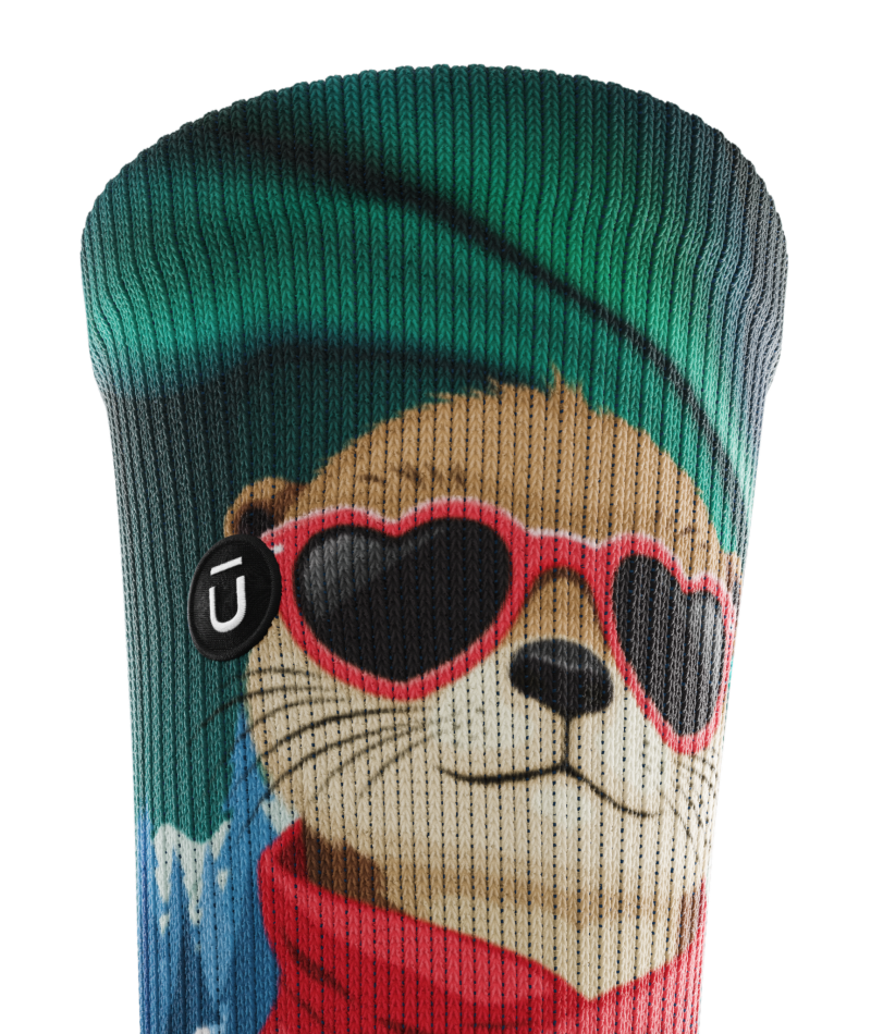 Otterly in Love Athletic Crew Socks