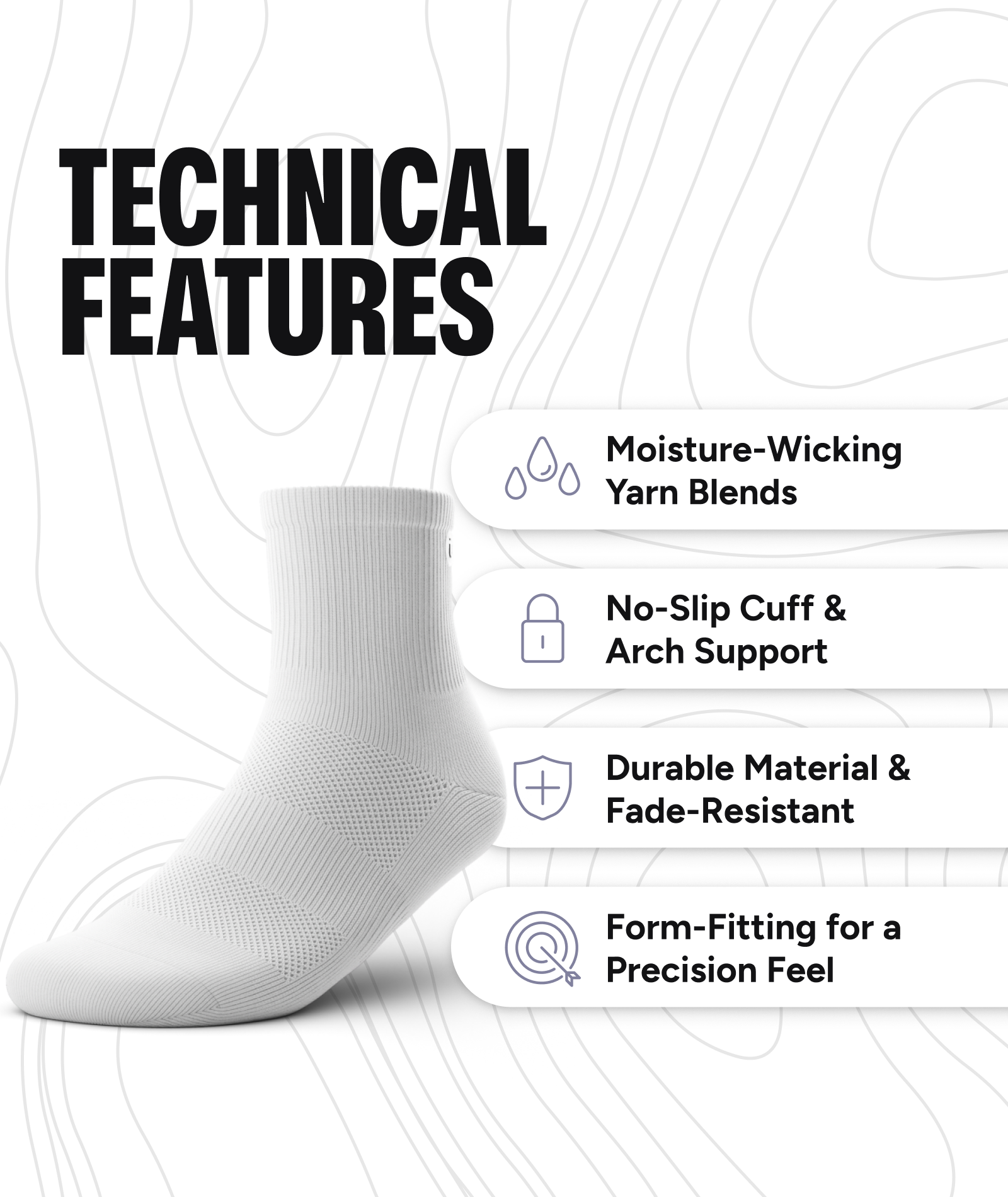 KOOOGEAR Mens Quarter Socks,Running Trainer Socks 9-12 Multipack,Cushioned Walking Hiking Sports Socks,5 Pairs White Black Anti Blister Breathable Wicking Cotton Quarter Socks