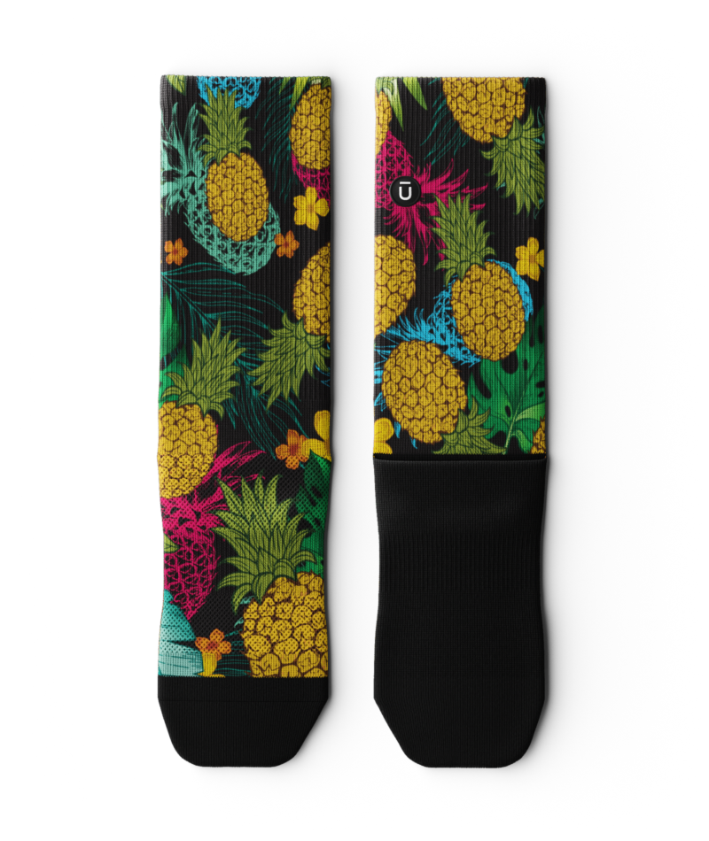 Pineapple Punch Athletic Crew Socks