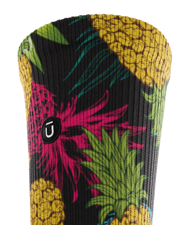 Pineapple Punch Athletic Crew Socks