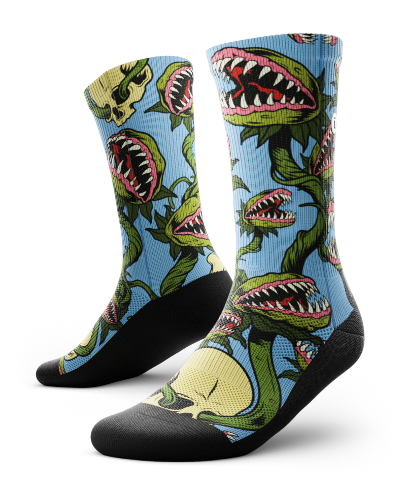 Plants Gone Wild Athletic Crew Socks