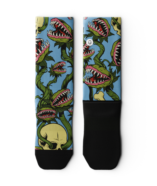 Plants Gone Wild Athletic Crew Socks