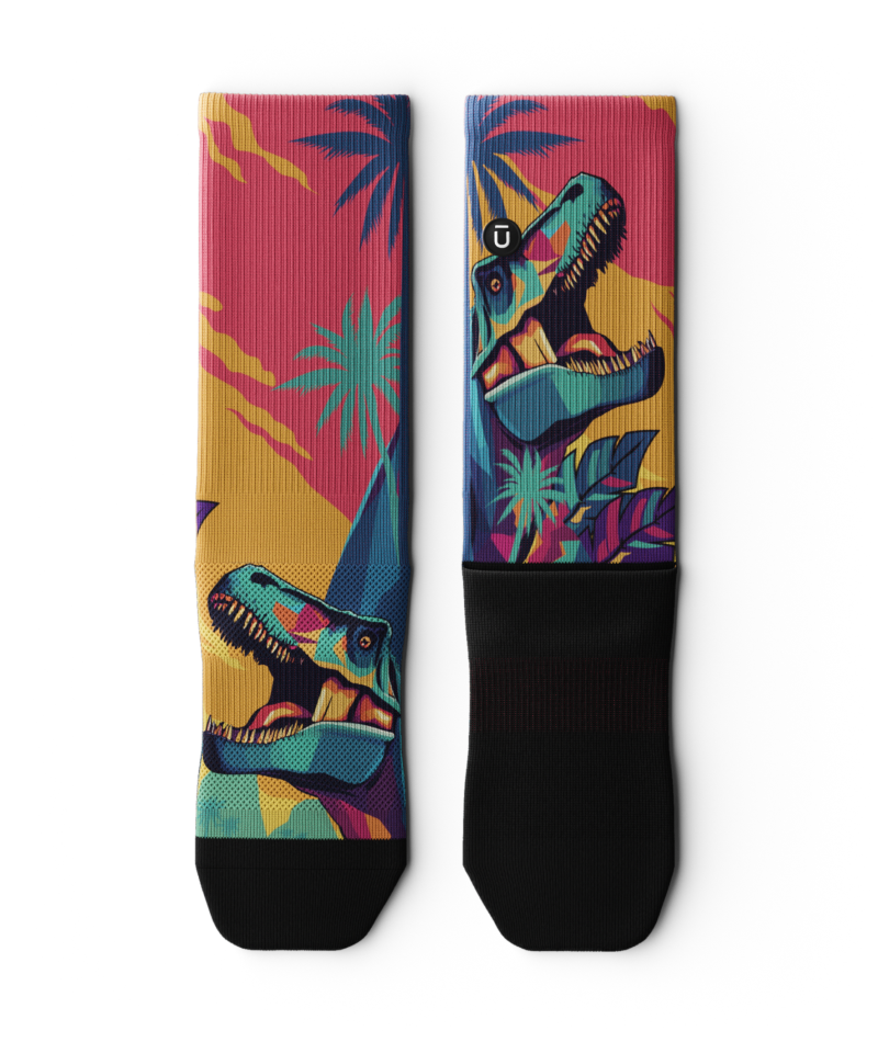 Prehistoric Crew Socks