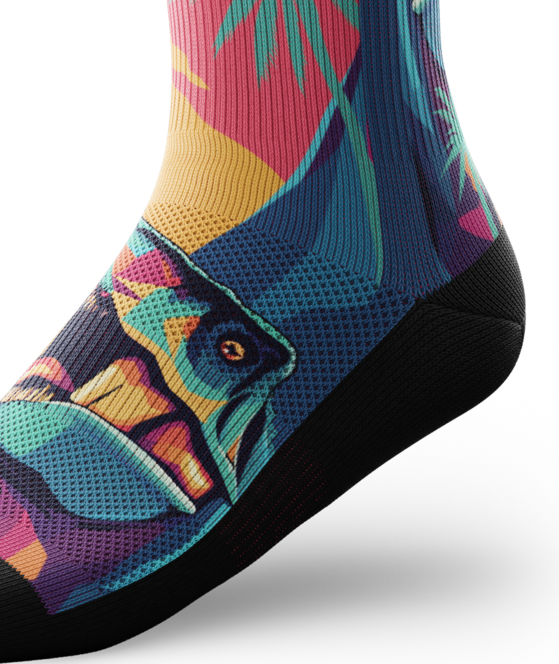 Chaussettes d'équipage athlétiques préhistoriques