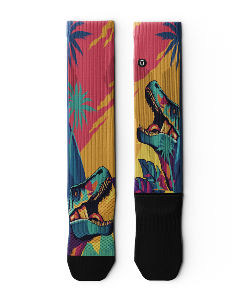 Prehistoric Knee High Compression Socks