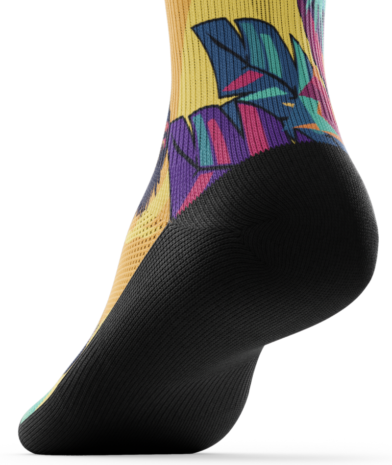 Chaussettes de compression montantes athlétiques préhistoriques