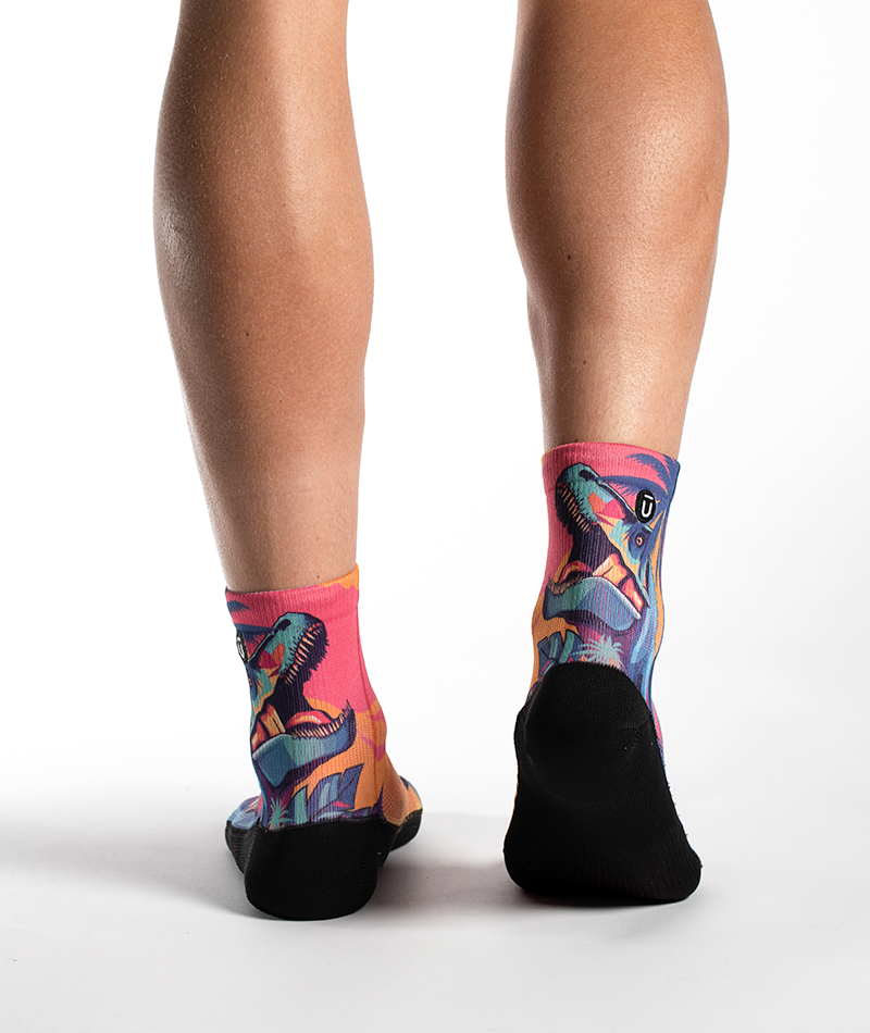Prehistoric Athletic Quarter Socks