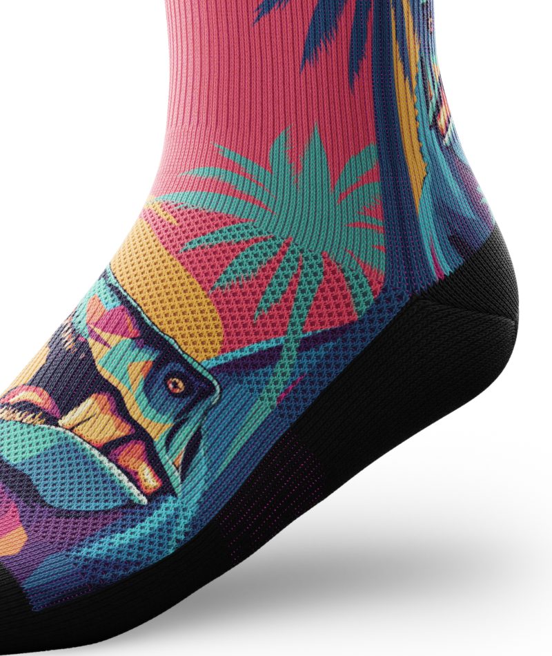 Prehistoric Athletic Quarter Socks