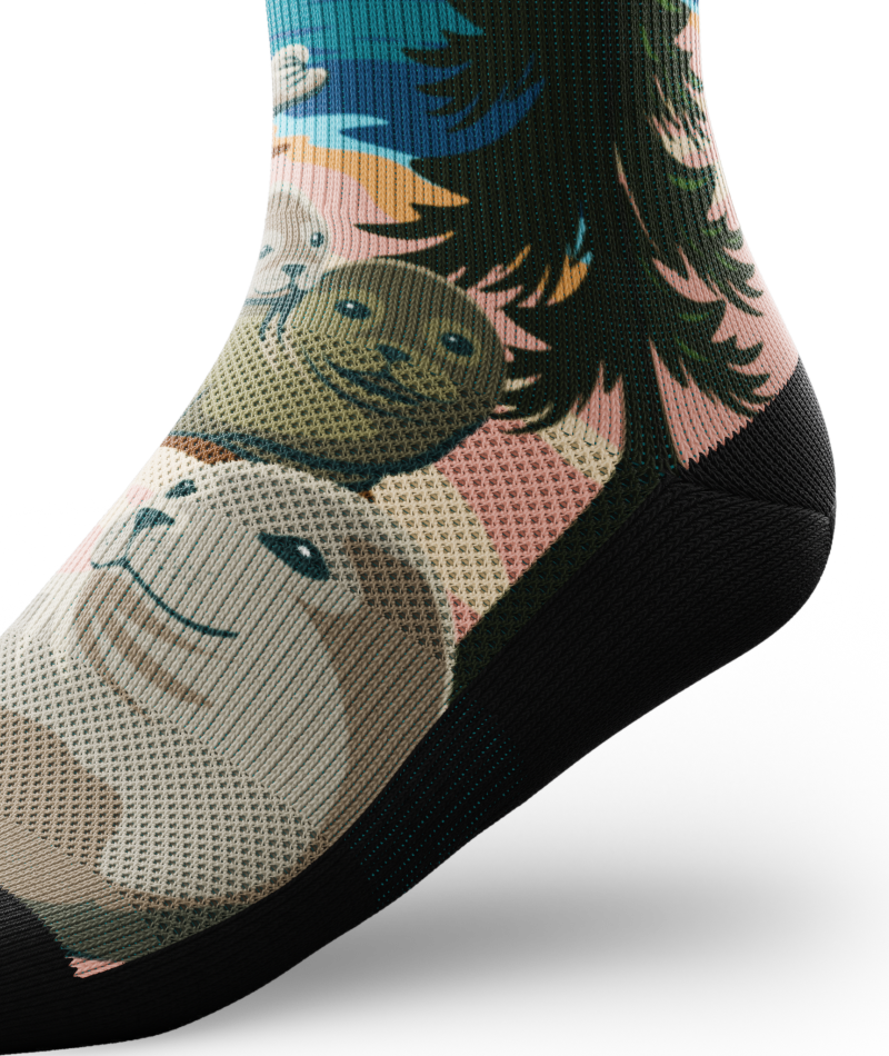 Prince Edward Athletic Crew Socks