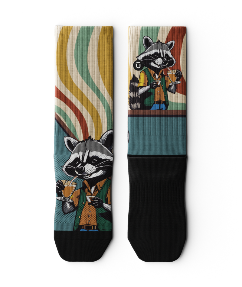 Racuccino Athletic Crew Socks