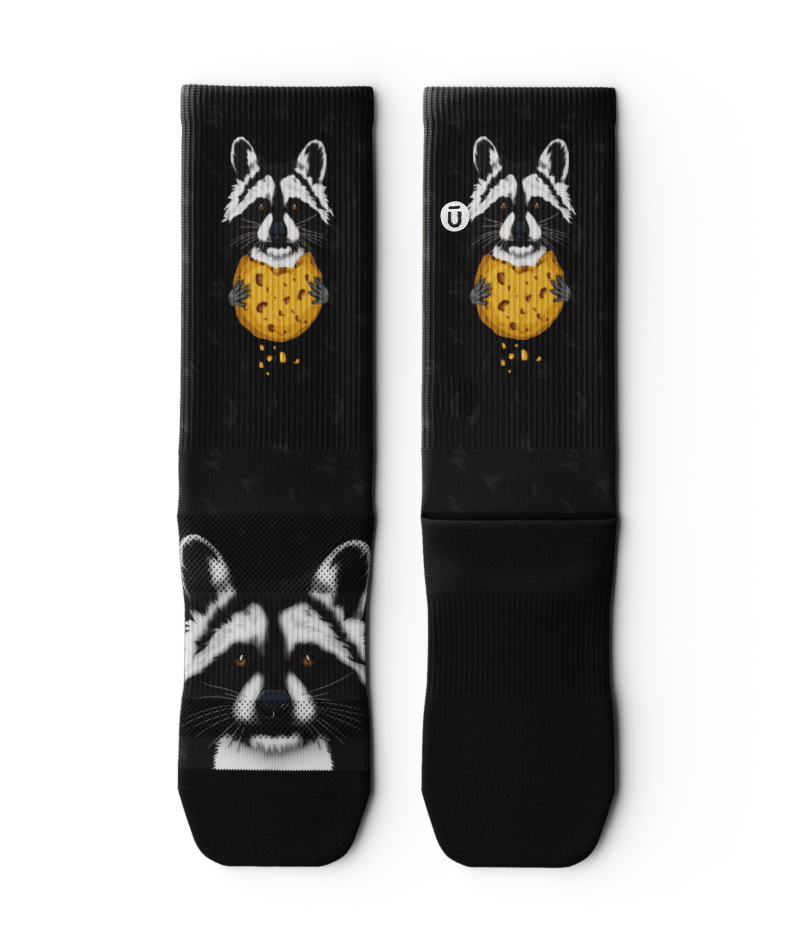 Rad Raccoon Crew Socks