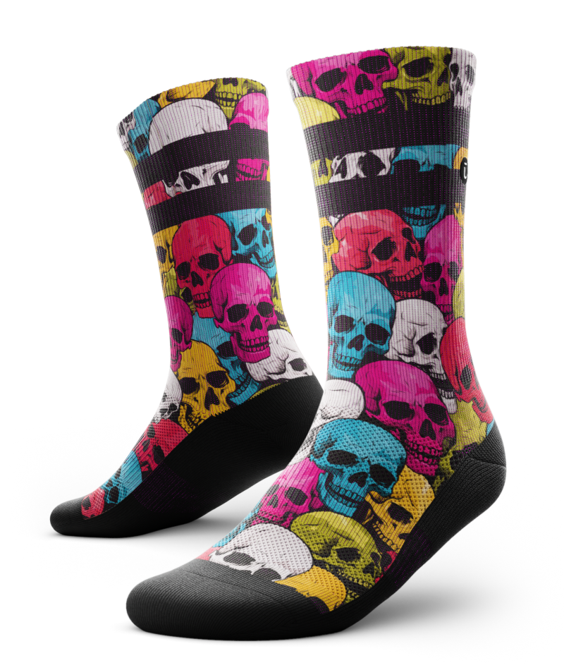 Raging Skull Athletic Crew Socks