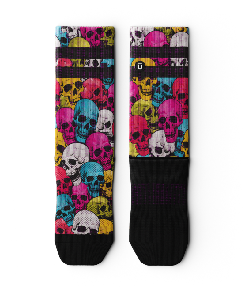 Raging Skull Athletic Crew Socks