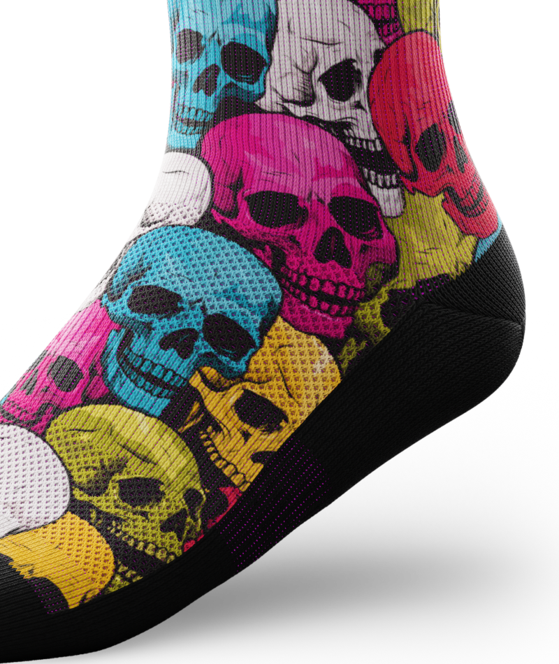 Raging Skull Athletic Crew Socks