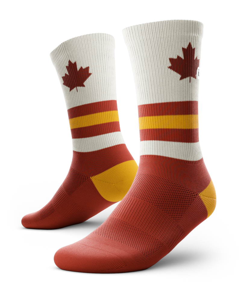 Retro Canada Crew Socks