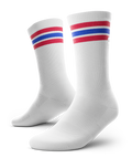 Chaussettes d'équipage athlétiques rétro classiques